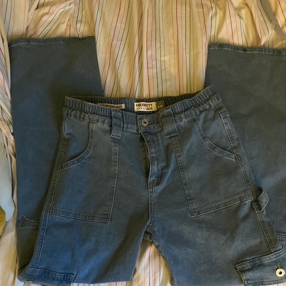 Y2K cargo flare celebrity ace jeans